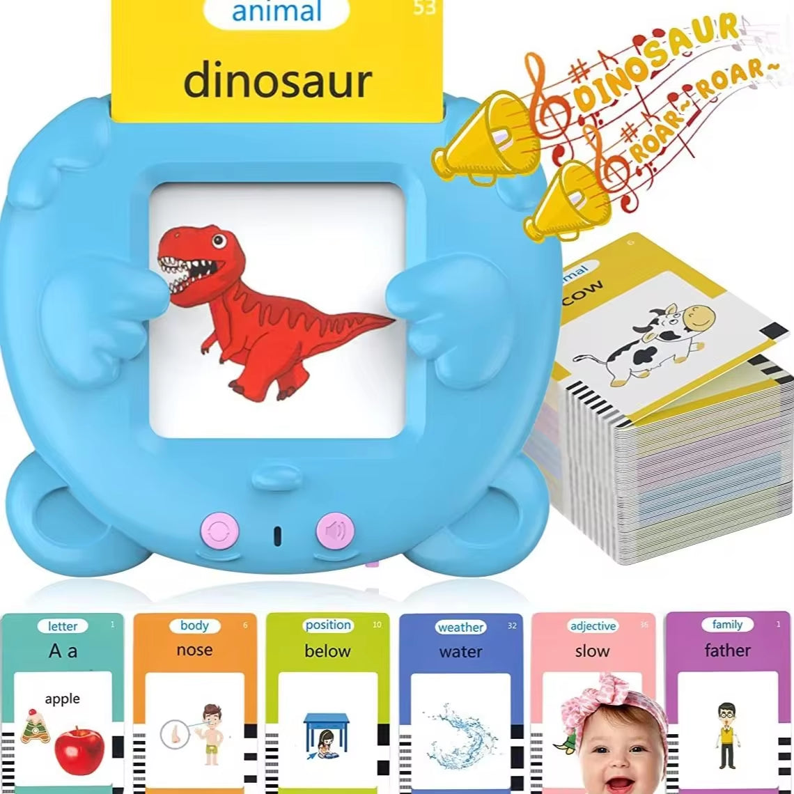 Talking Flash Cards for Toddlers - Interactive Learning Reader